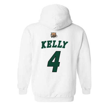 Ohio - NCAA Men's Basketball : JJ Kelly - Sports Shersey Hooded Sweatshirt-1
