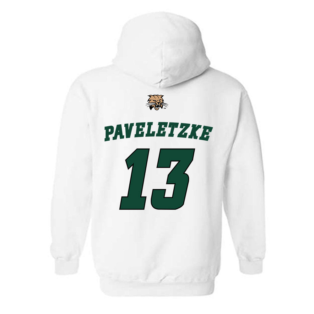 Ohio - NCAA Men's Basketball : Jackson Paveletzke - Sports Shersey Hooded Sweatshirt-1