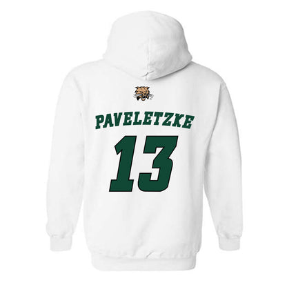 Ohio - NCAA Men's Basketball : Jackson Paveletzke - Sports Shersey Hooded Sweatshirt-1