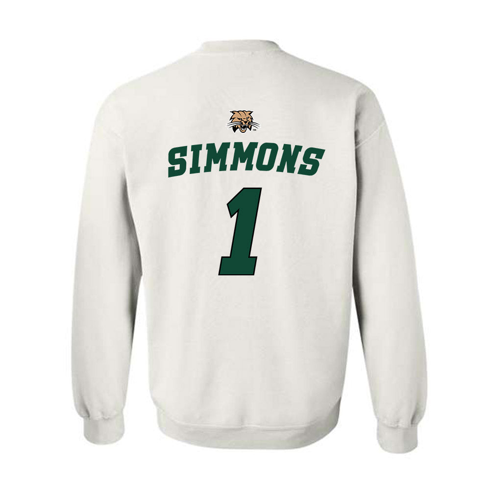 Ohio - NCAA Men's Basketball : Javan Simmons - Sports Shersey Crewneck Sweatshirt-1