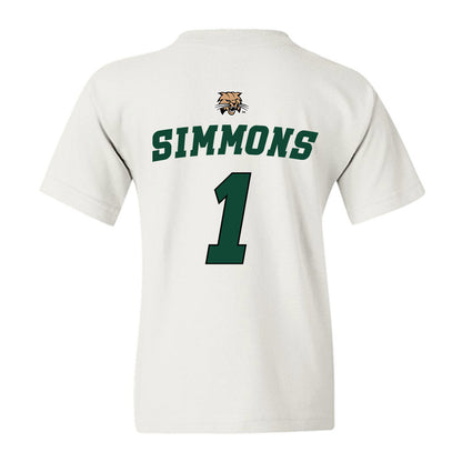 Ohio - NCAA Men's Basketball : Javan Simmons - Sports Shersey Youth T-Shirt-1