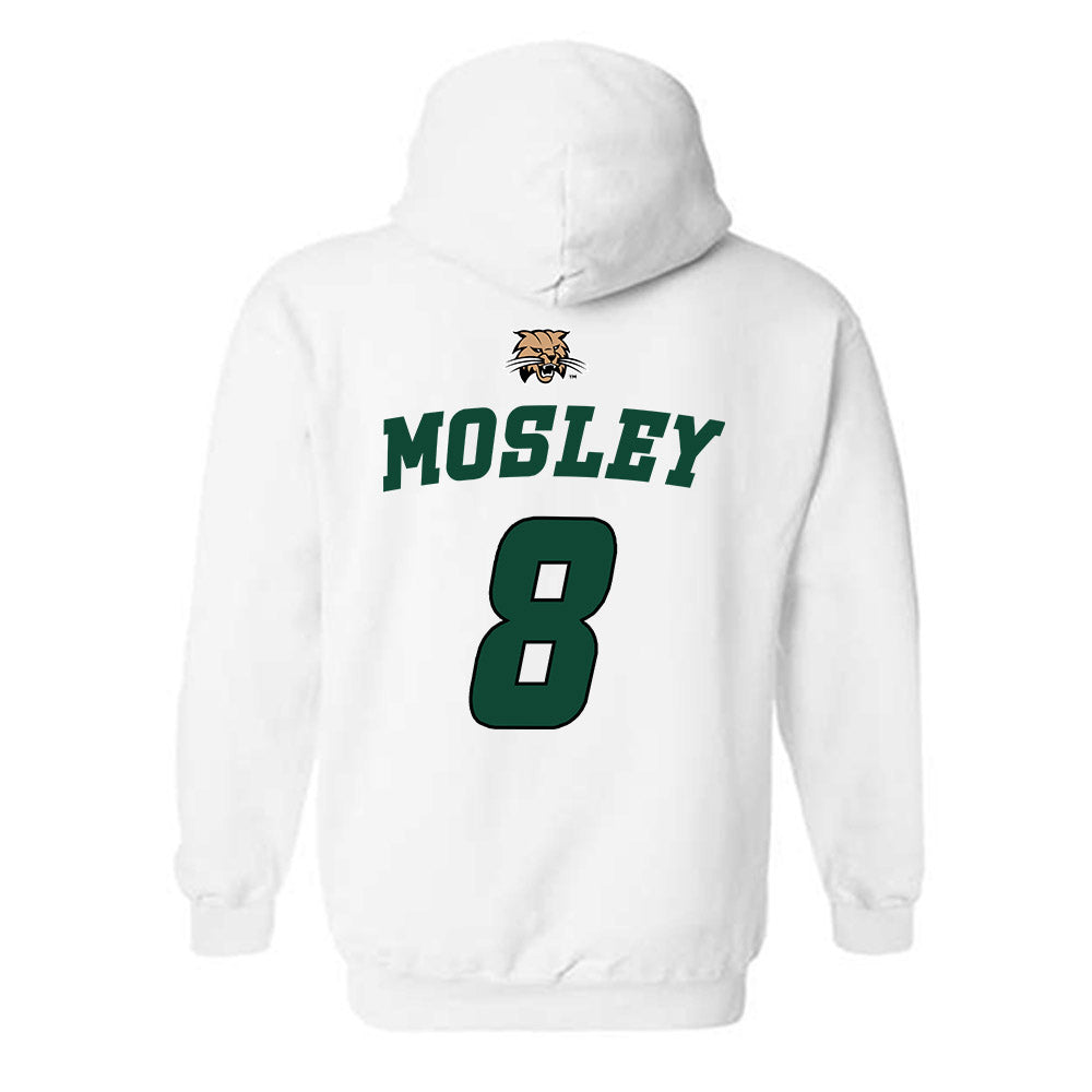 Ohio - NCAA Men's Basketball : Zay Mosley - Sports Shersey Hooded Sweatshirt-1