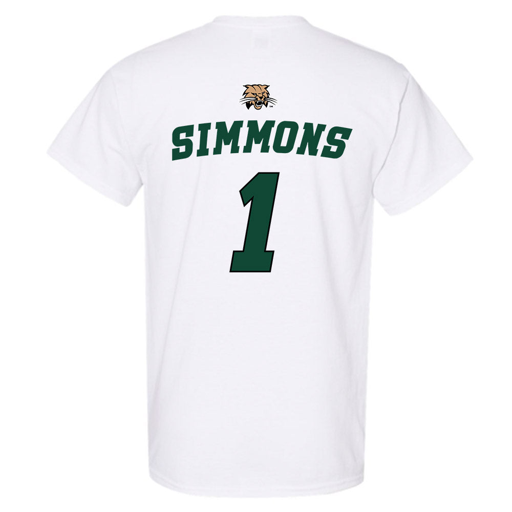 Ohio - NCAA Men's Basketball : Javan Simmons - Sports Shersey T-Shirt-1