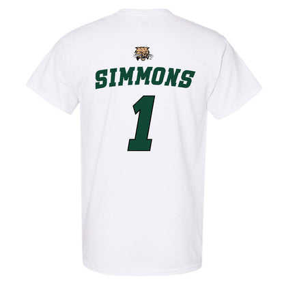 Ohio - NCAA Men's Basketball : Javan Simmons - Sports Shersey T-Shirt-1
