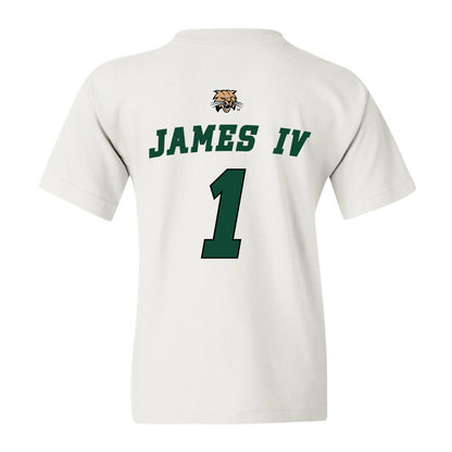 Ohio - NCAA Men's Basketball : Elmore James IV - Youth T-Shirt