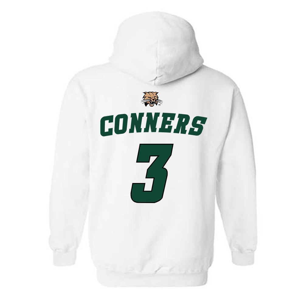 Ohio - NCAA Men's Basketball : Dior Conners - Sports Shersey Hooded Sweatshirt-1