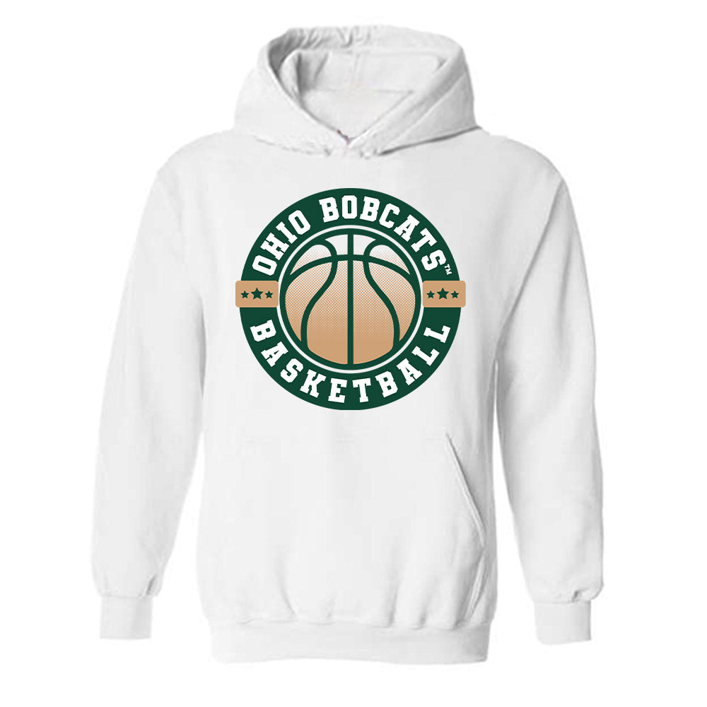 Ohio - NCAA Men's Basketball : Devin Royal - Sports Shersey Hooded Sweatshirt-0