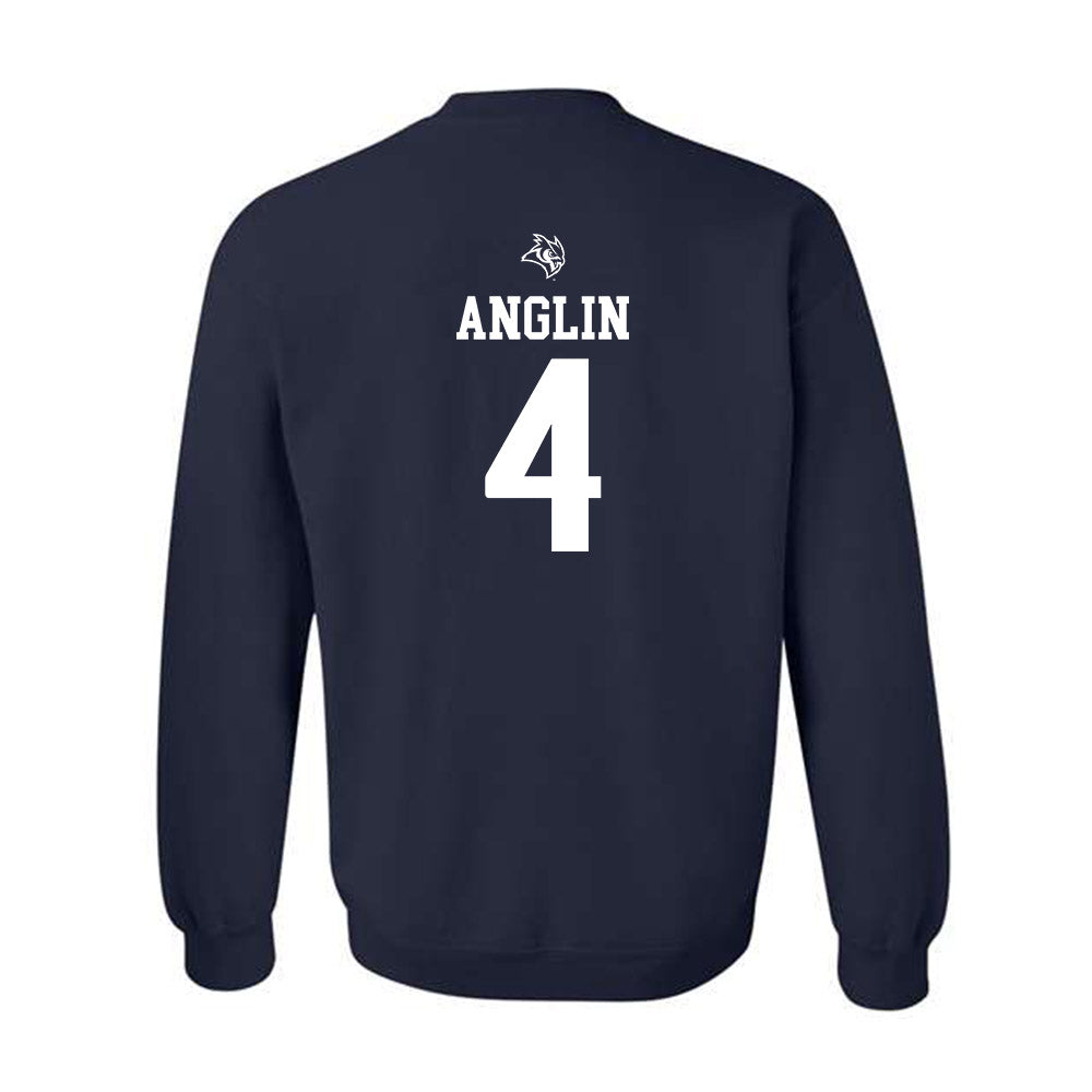 Rice - NCAA Men's Basketball : Denver Anglin - Sports Shersey Crewneck Sweatshirt-1