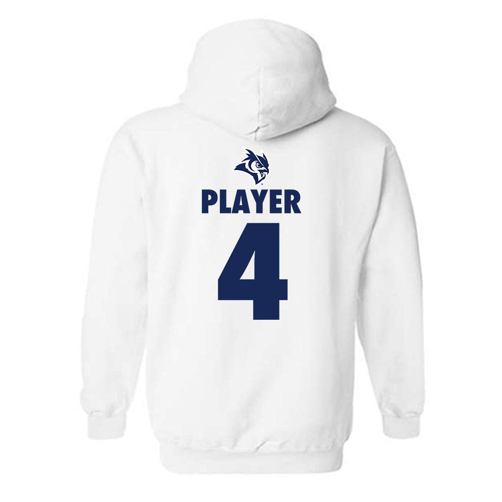 Rice - NCAA Men's Basketball : Denver Anglin - Sports Shersey Hooded Sweatshirt-1