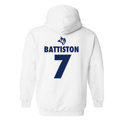 Rice - NCAA Women's Basketball : Louann Battiston - Sports Shersey Hooded Sweatshirt-1