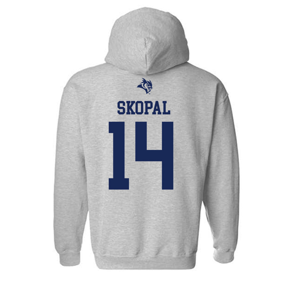 Rice - NCAA Women's Volleyball : Savannah Skopal - Sports Shersey Hooded Sweatshirt-1