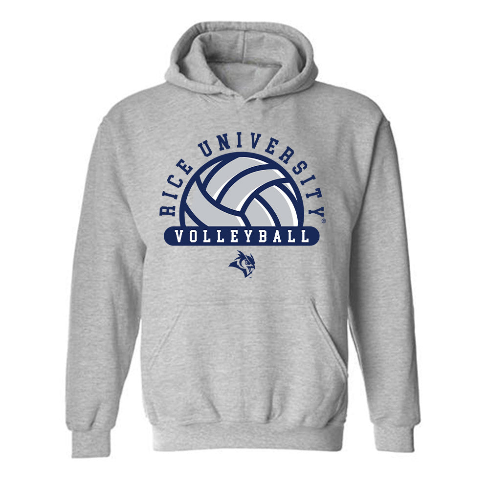 Rice - NCAA Women's Volleyball : Savannah Skopal - Sports Shersey Hooded Sweatshirt-0