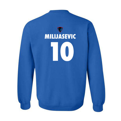 DePaul - NCAA Men's Basketball : Ilija Milijasevic - Sports Shersey Crewneck Sweatshirt-1