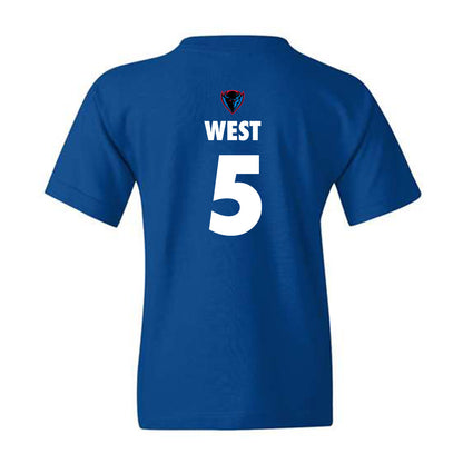 DePaul - NCAA Women's Basketball : Alayna West - Sports Shersey Youth T-Shirt