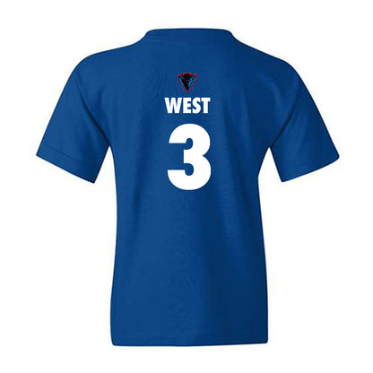 DePaul - NCAA Women's Basketball : Alayna West - Sports Shersey Youth T-Shirt-1