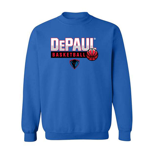 DePaul - NCAA Men's Basketball : Amsal Delalic - Sports Shersey Crewneck Sweatshirt-0
