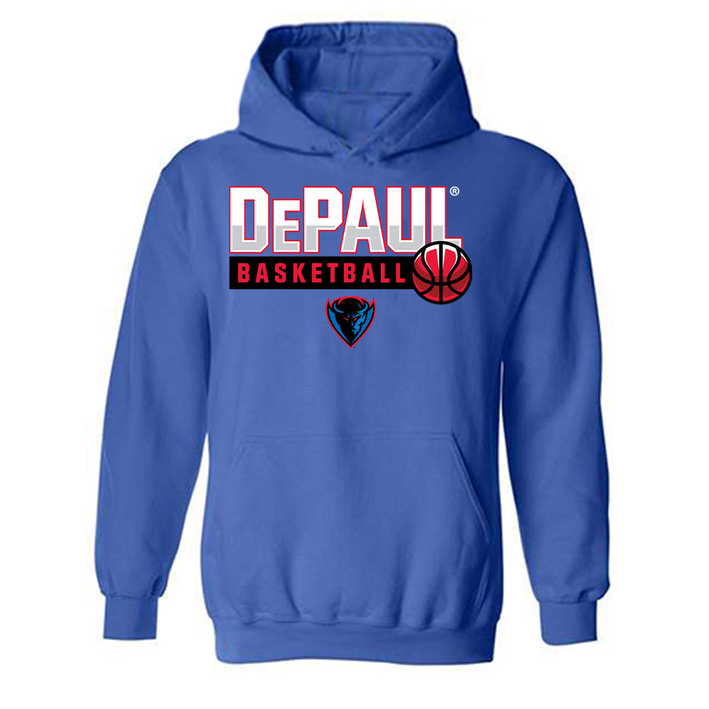 DePaul - NCAA Men's Basketball : Amsal Delalic - Sports Shersey Hooded Sweatshirt-0