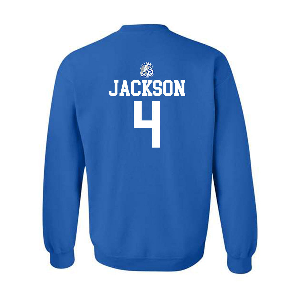 Drake - NCAA Men's Basketball : Isaiah Jackson - Sports Shersey Crewneck Sweatshirt-1