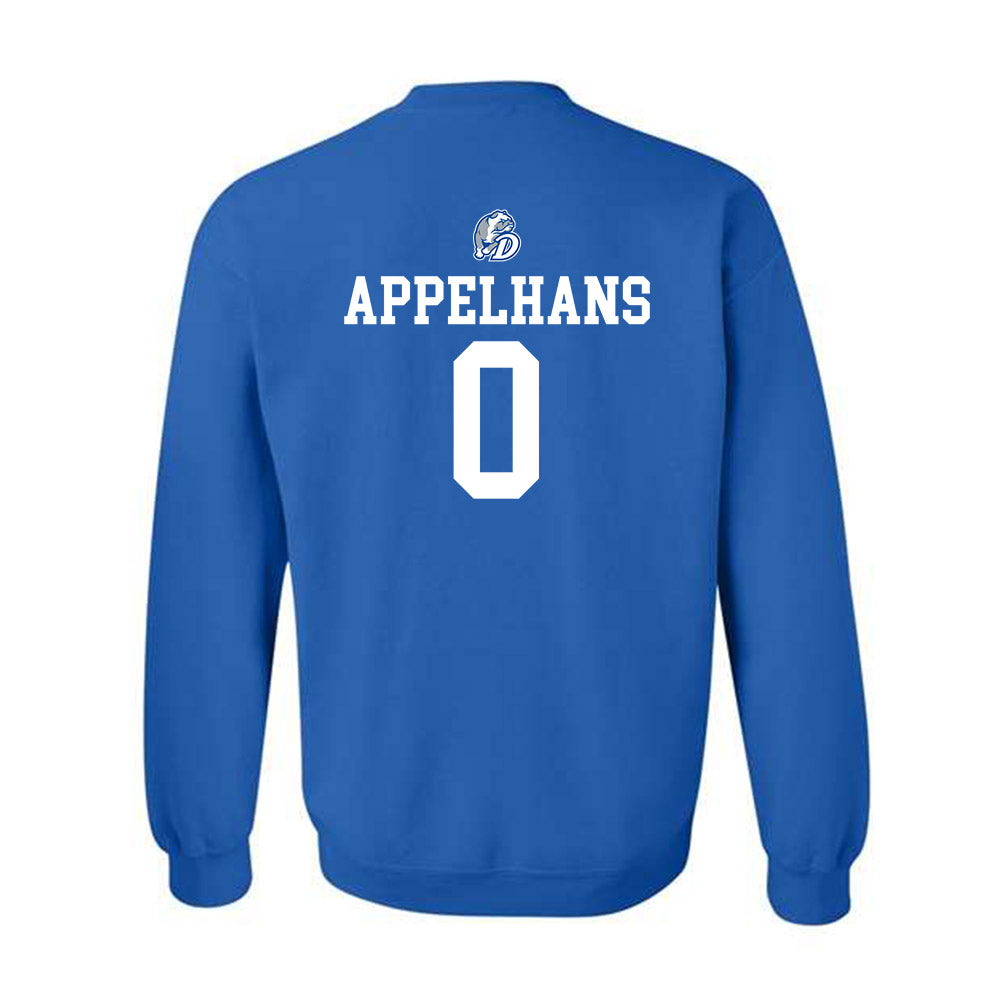 Drake - NCAA Men's Basketball : Braden Appelhans - Sports Shersey Crewneck Sweatshirt-1