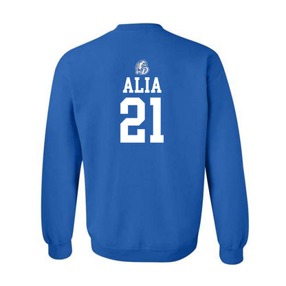 Drake - NCAA Men's Basketball : Andrew Alia - Sports Shersey Crewneck Sweatshirt-1