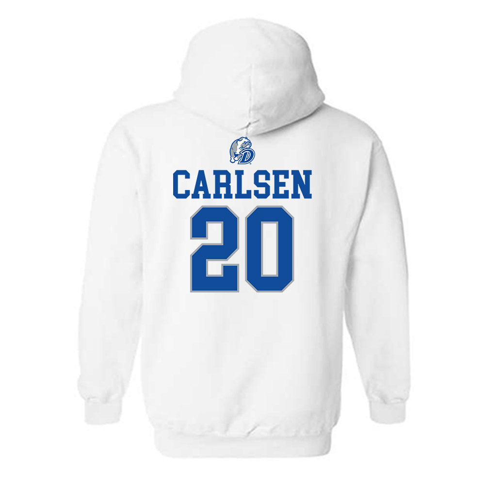 Drake - NCAA Women's Basketball : Lexi Carlsen - Sports Shersey Hooded Sweatshirt-1
