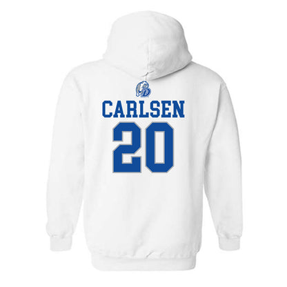 Drake - NCAA Women's Basketball : Lexi Carlsen - Sports Shersey Hooded Sweatshirt-1