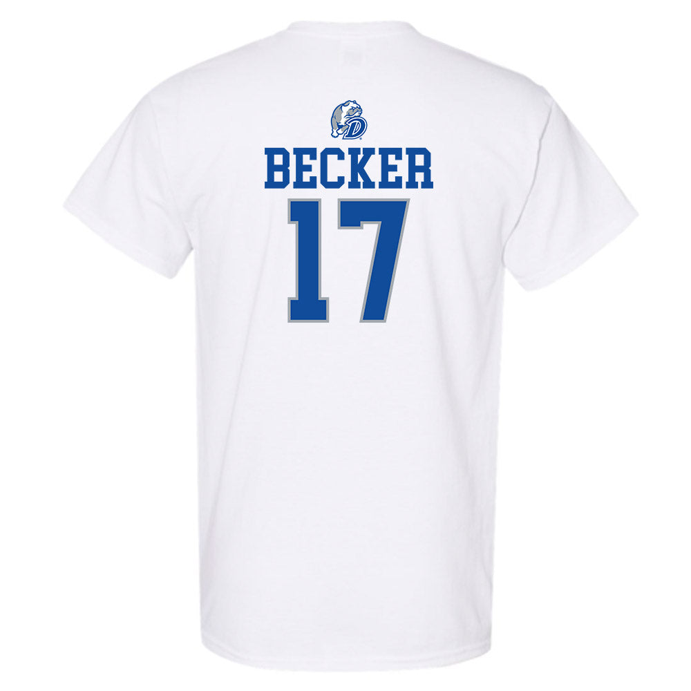 Drake - NCAA Women's Basketball : Anna Becker - Sports Shersey T-Shirt-1