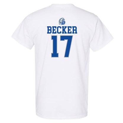 Drake - NCAA Women's Basketball : Anna Becker - Sports Shersey T-Shirt-1