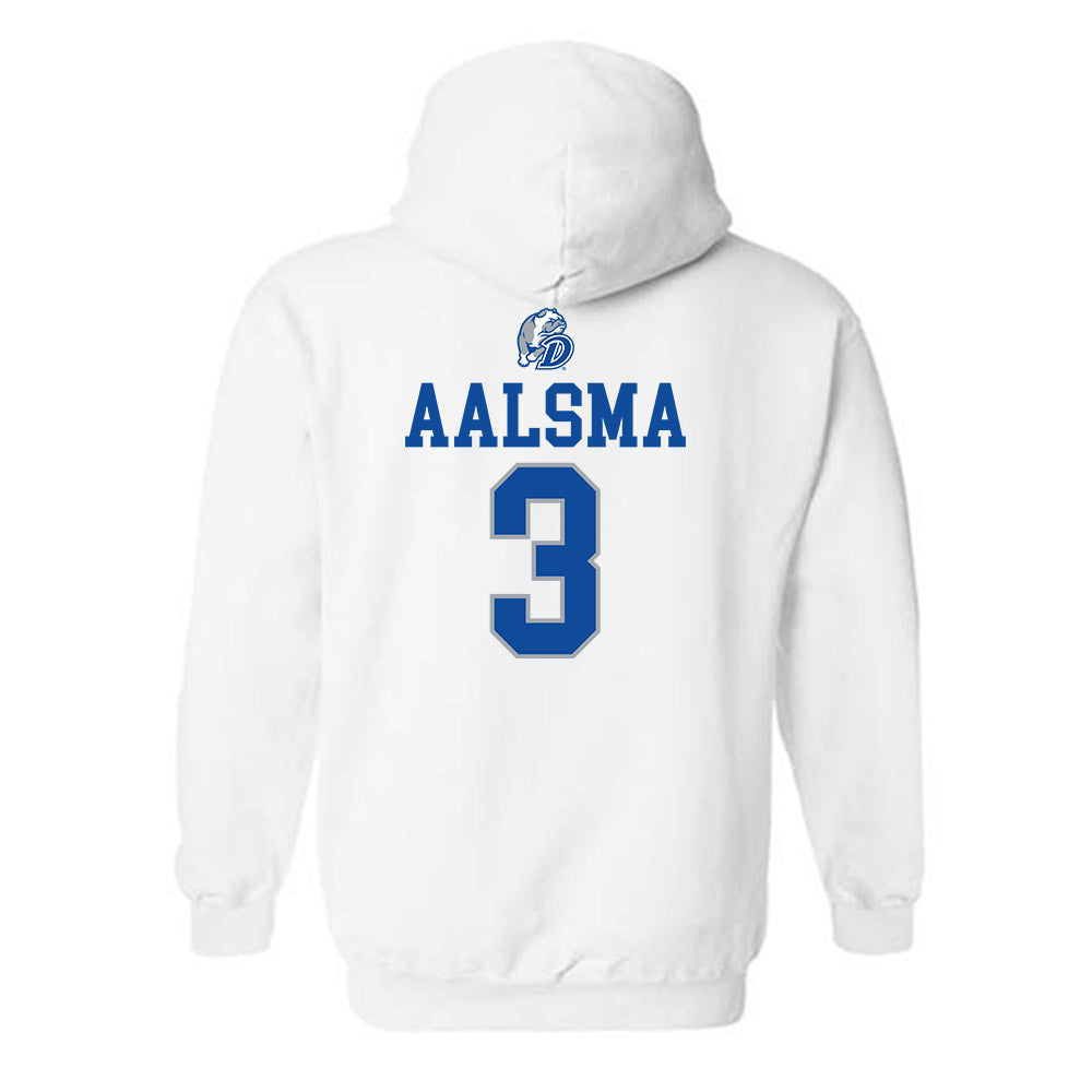 Drake - NCAA Women's Basketball : Abbie Aalsma - Sports Shersey Hooded Sweatshirt-1