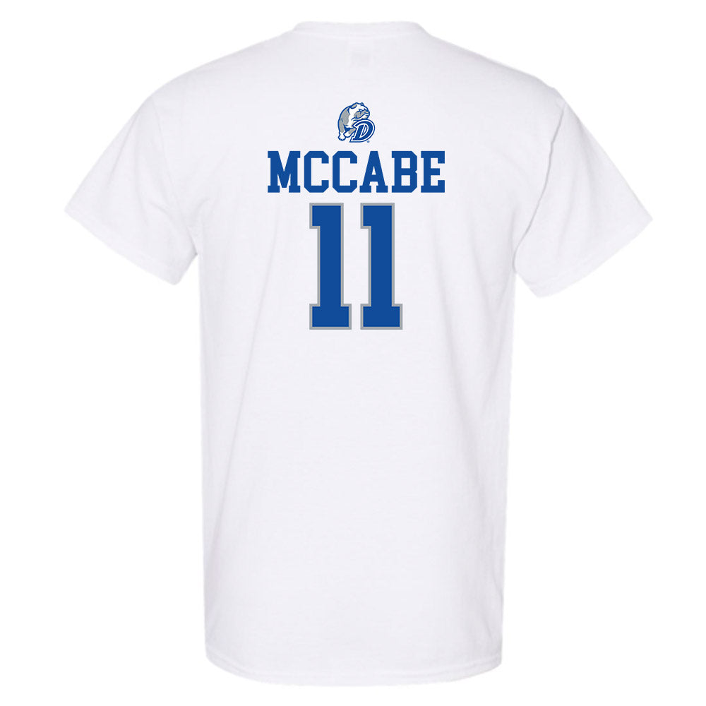 Drake - NCAA Women's Basketball : Peyton McCabe - Sports Shersey T-Shirt-1
