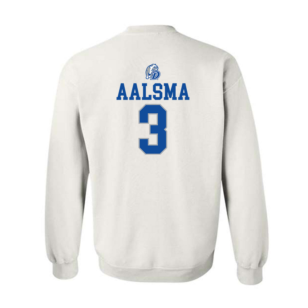 Drake - NCAA Women's Basketball : Abbie Aalsma - Sports Shersey Crewneck Sweatshirt-1
