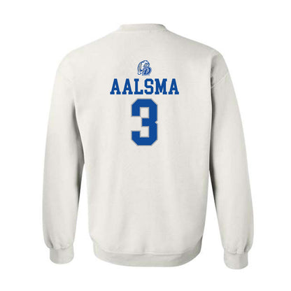 Drake - NCAA Women's Basketball : Abbie Aalsma - Sports Shersey Crewneck Sweatshirt-1
