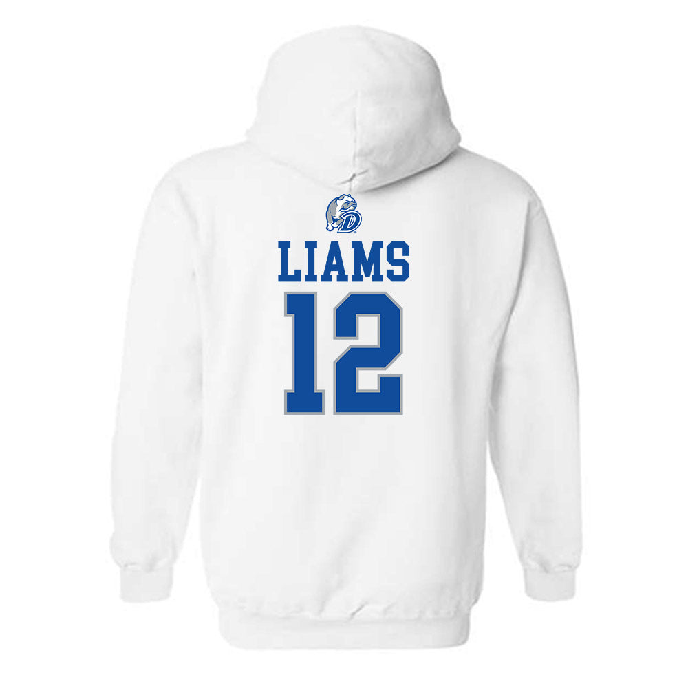 Drake - NCAA Women's Basketball : Ashley Liams - Sports Shersey Hooded Sweatshirt-1