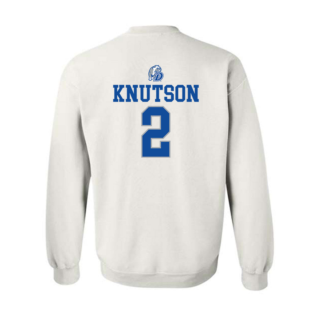 Drake - NCAA Women's Basketball : Grace Knutson - Sports Shersey Crewneck Sweatshirt