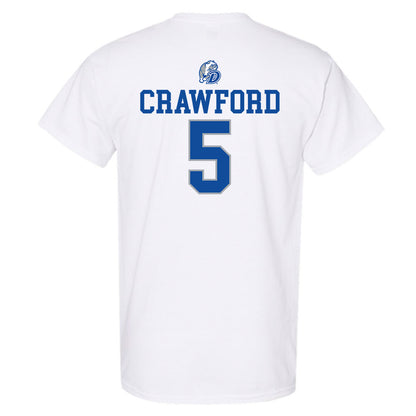 Drake - NCAA Women's Basketball : Mya Crawford - Sports Shersey T-Shirt-1