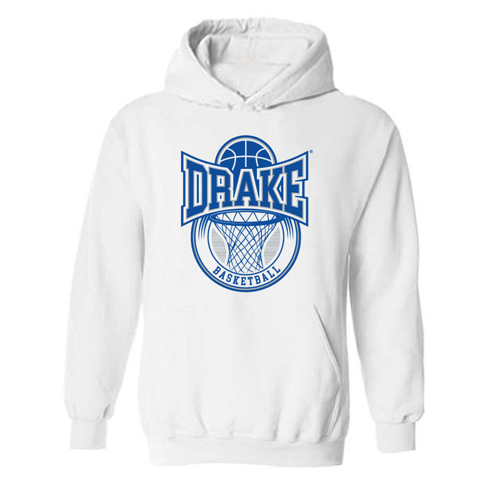 Drake - NCAA Women's Basketball : Anna Becker - Sports Shersey Hooded Sweatshirt-0