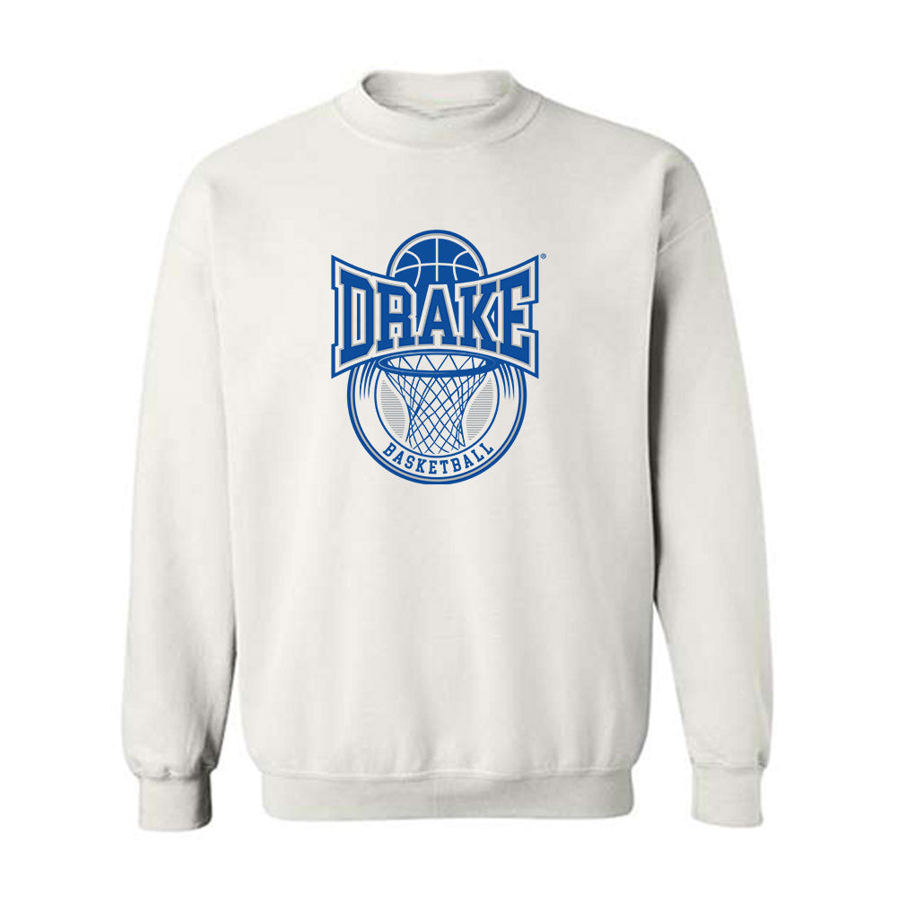 Drake - NCAA Women's Basketball : Anna Becker - Sports Shersey Crewneck Sweatshirt-0