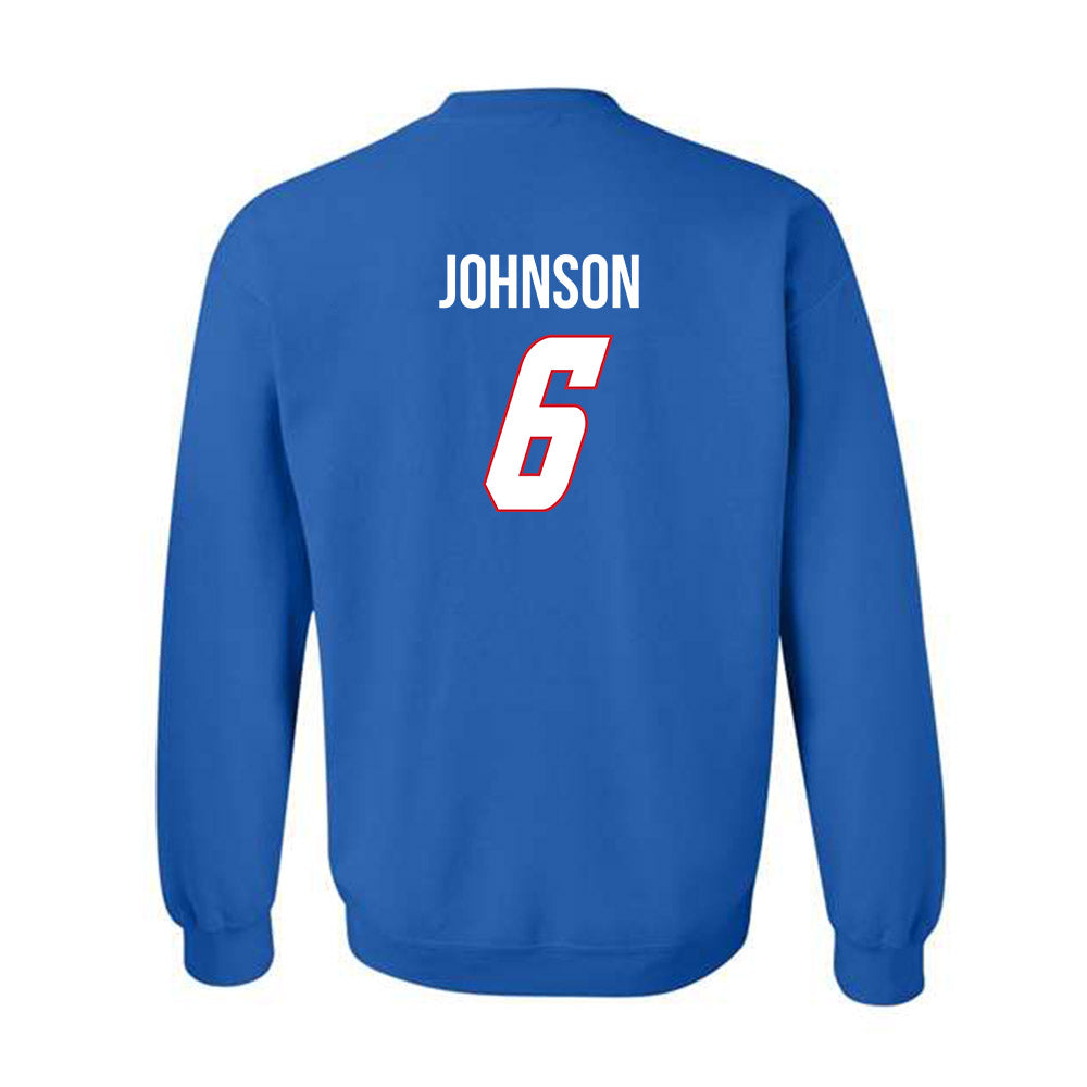 DePaul - NCAA Men's Basketball : Jonas Johnson - Classic Shersey Crewneck Sweatshirt-1
