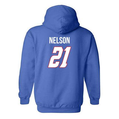 DePaul - NCAA Women's Basketball : Natiah Nelson - Classic Shersey Hooded Sweatshirt-1