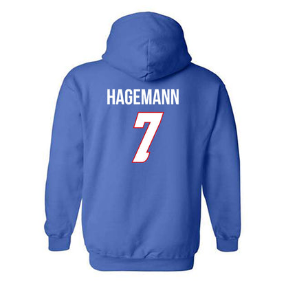 DePaul - NCAA Women's Basketball : Devin Hagemann - Classic Shersey Hooded Sweatshirt-1