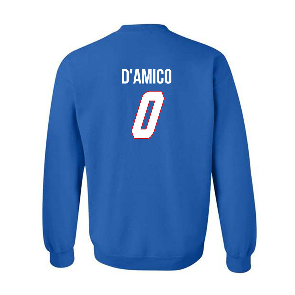 DePaul - NCAA Men's Basketball : Troy D'Amico - Classic Shersey Crewneck Sweatshirt-1