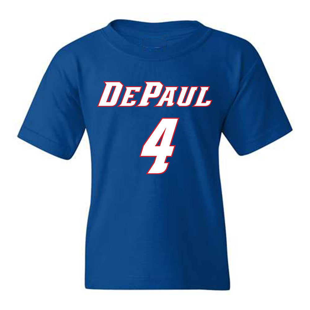 DePaul - NCAA Men's Basketball : Conor Enright - Youth T-Shirt