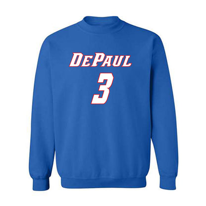 DePaul - NCAA Women's Basketball : Alayna West - Classic Shersey Crewneck Sweatshirt-0