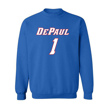 DePaul - NCAA Men's Basketball : Isaiah Rivera - Classic Shersey Crewneck Sweatshirt