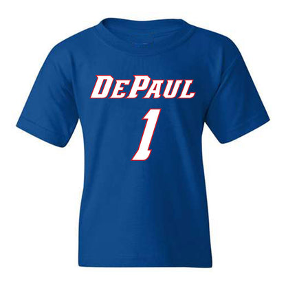 DePaul - NCAA Men's Basketball : Isaiah Rivera - Classic Shersey Youth T-Shirt