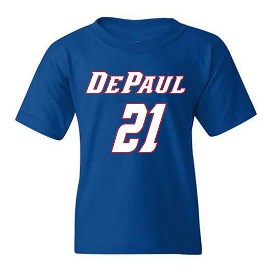 DePaul - NCAA Women's Basketball : Natiah Nelson - Classic Shersey Youth T-Shirt-0