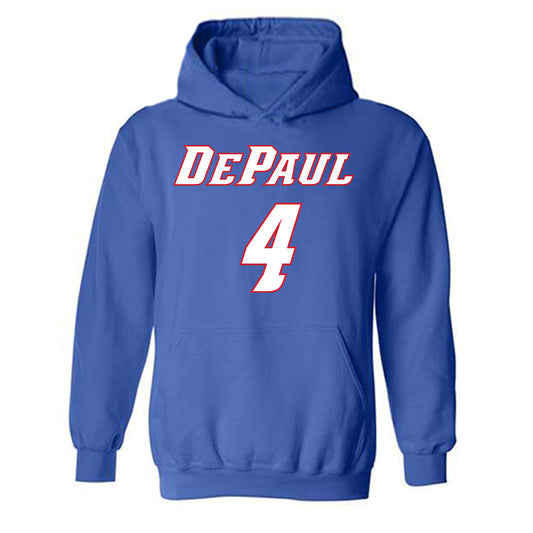 DePaul - NCAA Men's Basketball : Conor Enright - Hooded Sweatshirt