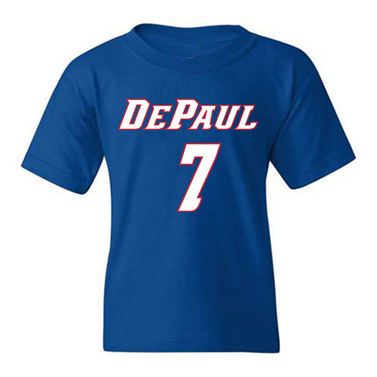 DePaul - NCAA Women's Basketball : Devin Hagemann - Classic Shersey Youth T-Shirt-0