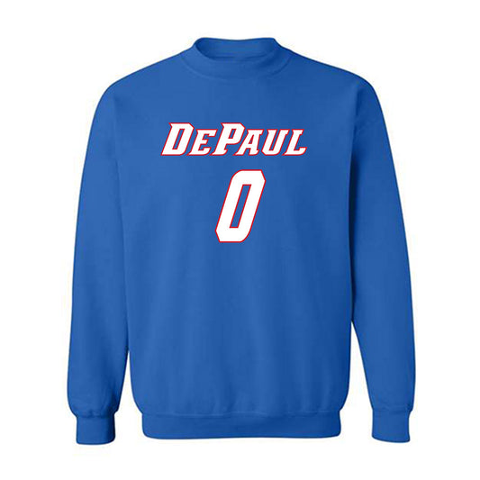 DePaul - NCAA Men's Basketball : Brandon Maclin - Classic Shersey Crewneck Sweatshirt-0