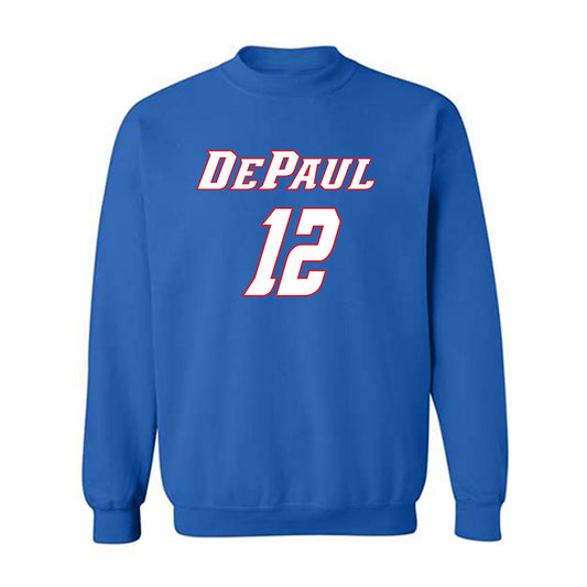 DePaul - NCAA Women's Basketball : Ellery Minch - Classic Shersey Crewneck Sweatshirt-0